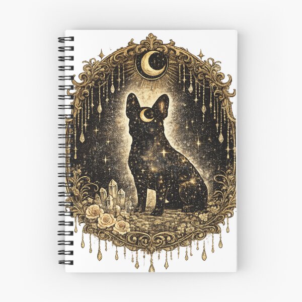 Item preview, French Bulldog Celestial Moon Galaxy Stars Mystical Gothic Dog T-Shirt designed and sold by Five Reasons Designs.