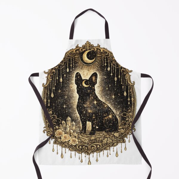Item preview, French Bulldog Celestial Moon Galaxy Stars Mystical Gothic Dog T-Shirt designed and sold by Five Reasons Designs.