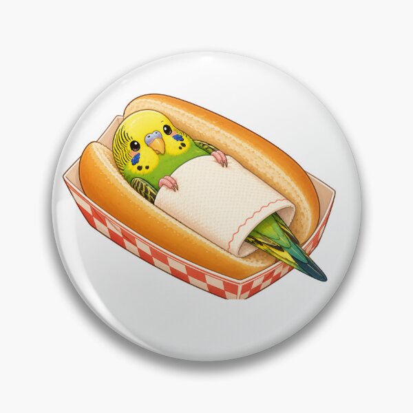 Item preview, Budgie in a bun designed and sold by theurbanflower.