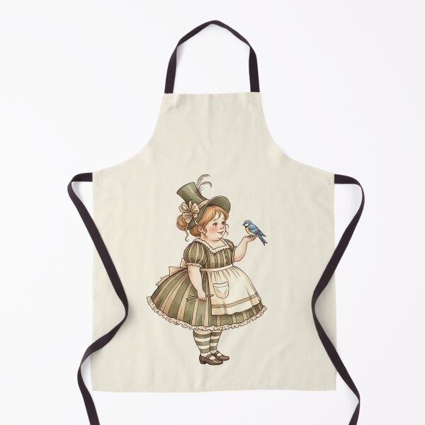 Item preview, Gentle Girl with a Little Blue Bird designed and sold by Pasteltone.