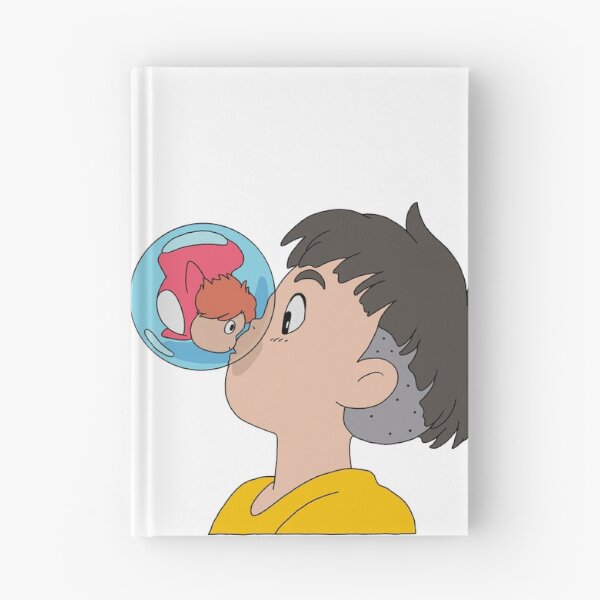 Item preview, Ponyo Sosuke Cute Ending Bubble Illustration designed and sold by Iska-Designs.