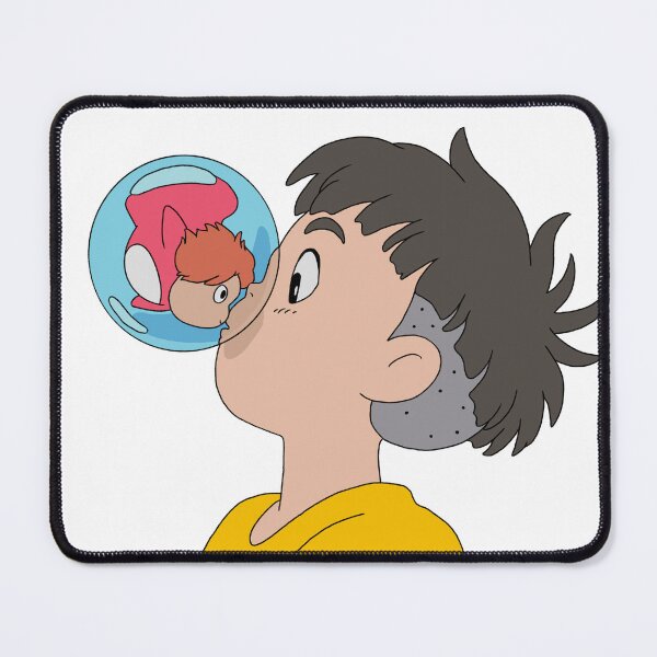 Item preview, Ponyo Sosuke Cute Ending Bubble Illustration designed and sold by Iska-Designs.