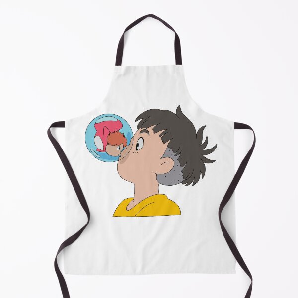 Item preview, Ponyo Sosuke Cute Ending Bubble Illustration designed and sold by Iska-Designs.