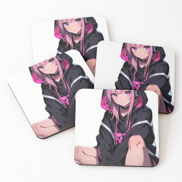 Item preview, Cyberpunk Kawaii Catgirl Anime Art designed and sold by AnimDream .