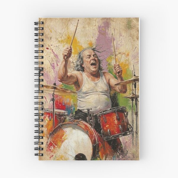 Item preview, Benjamin Franklin Rock Drummer Vintage Art designed and sold by rygenr8.