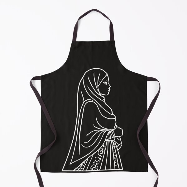 Item preview, Elegant Minimalist Hijabi Line Art Illustration designed and sold by Drop-Drip.