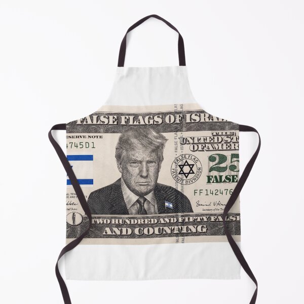 Item preview, 250 False Flags of Israel Trump Parody Banknote designed and sold by AmericaReacts.