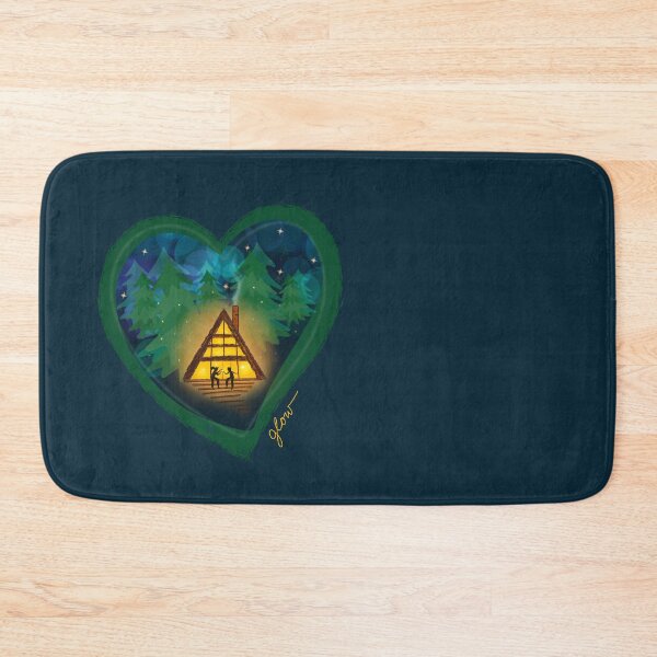 Item preview, Catching Fireflies Camping at The Cabin in The Woods on a Starry Night designed and sold by DesignChaser.
