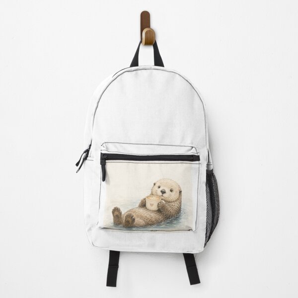 Item preview, Soft Sea Otter Watercolor Illustration designed and sold by konkapo00.