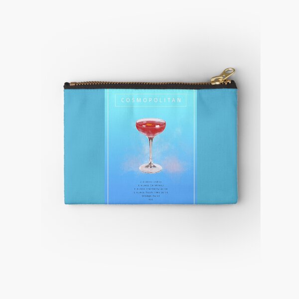 Item preview, Cosmopolitan Coctail Recipe in Blue designed and sold by FanitsaArt.