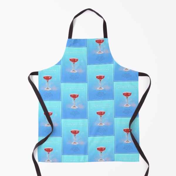 Item preview, Cosmopolitan Coctail Recipe in Blue designed and sold by FanitsaArt.
