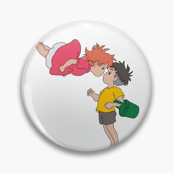 Item preview, Ponyo Sosuke Cute Ending Illustration designed and sold by Iska-Designs.