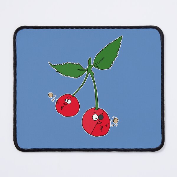Item preview, Funny Cherries Spitting Seeds Cartoon – Cute Fruit Pirate Seed Spitting designed and sold by MyxaART.