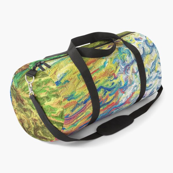 Item preview, Rolling Hills - Impasto Painting, Tormented Sky, Van Gogh Style designed and sold by Keltoi-art.