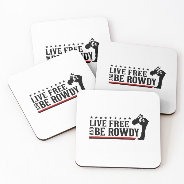 Item preview, Live Free and Be Rowdy Kyle Busch designed and sold by MartaNeubano.