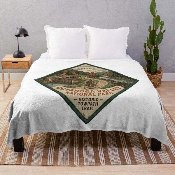 Item preview, Ohio Cuyahoga Valley National Park Historic Towpath Trail Bicycling Hiker Traveler designed and sold by Simsimah26Parks.