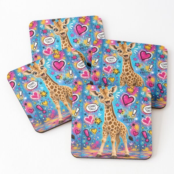 Item preview, Cute Giraffe Graffiti Pop Art designed and sold by Rohan132.