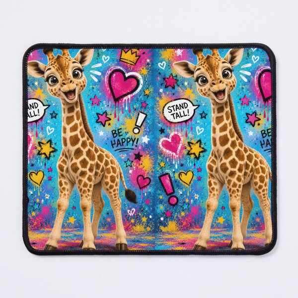 Item preview, Cute Giraffe Graffiti Pop Art designed and sold by Rohan132.
