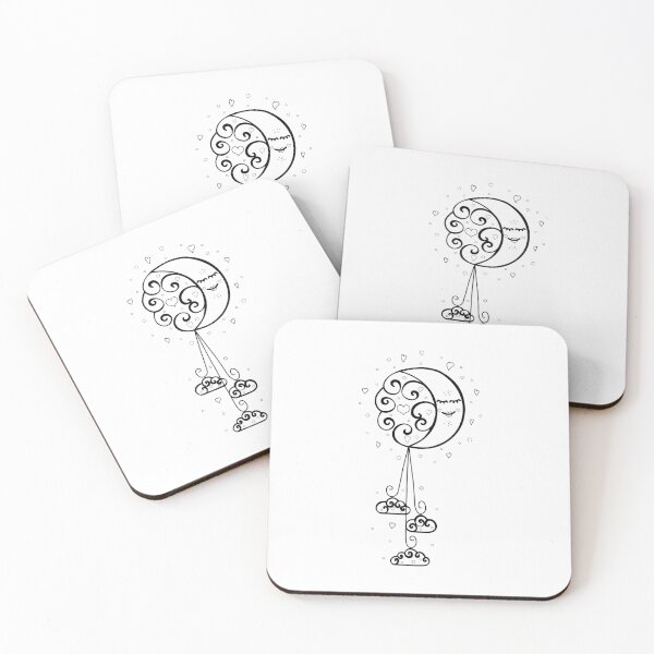 Item preview, Cute handdrawn doodle moon designed and sold by KosaUA.
