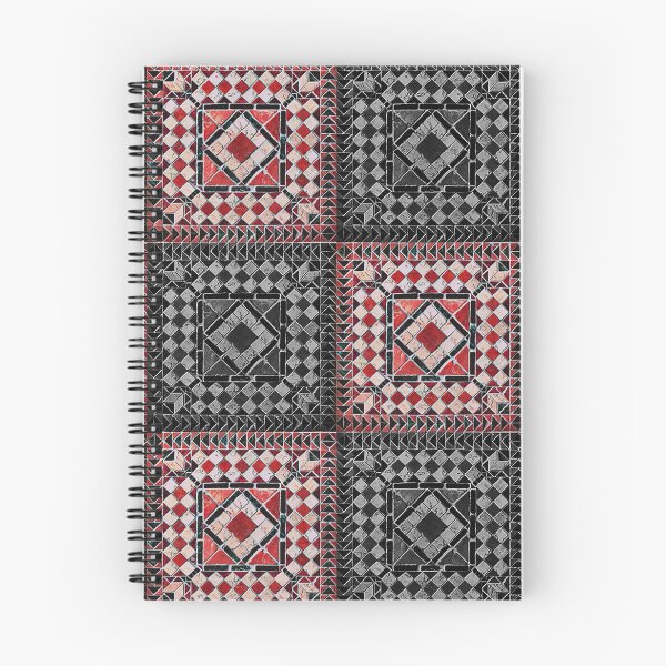 Aperçu de l'œuvre Mosaic Paving - Rouge et Noir créée et vendue par DevonEagle.