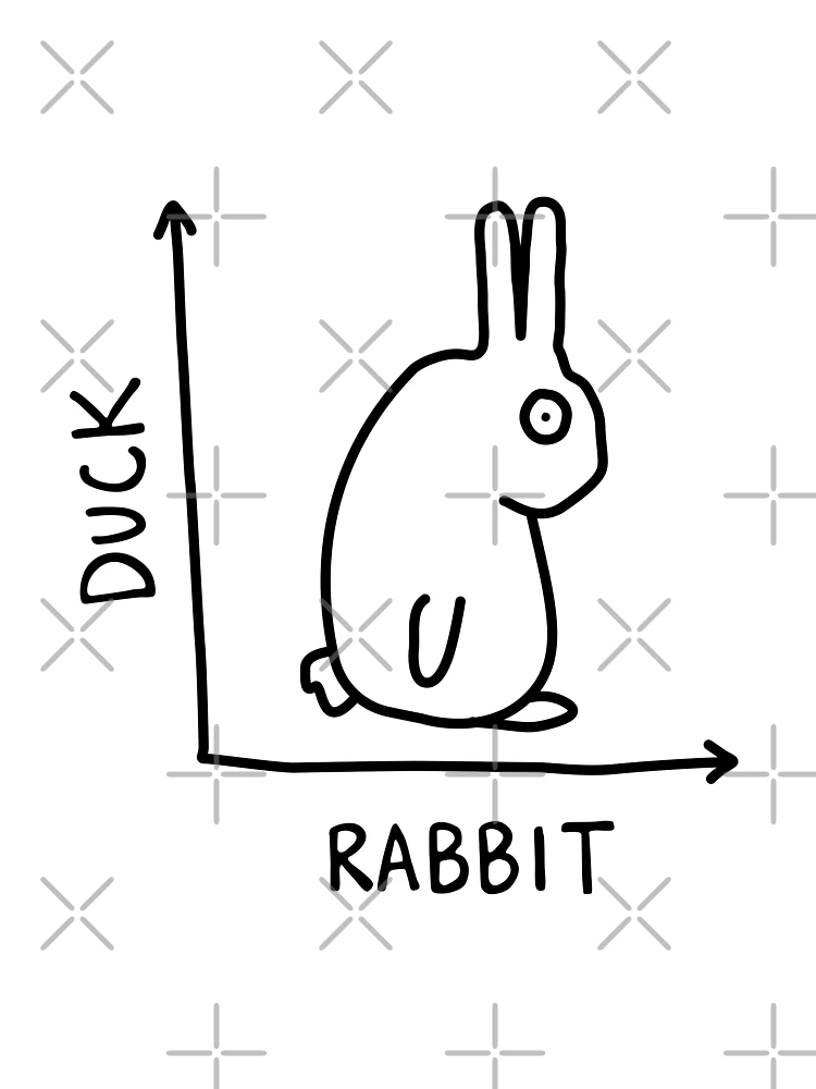 Thumbnail 3 of 3, Scarf, Science Nerd Duck Rabbit Physics Math designed and sold by NQArtist.