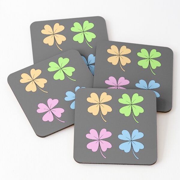 Item preview, Pastel Four Leaf Clover Set designed and sold by ubborn.