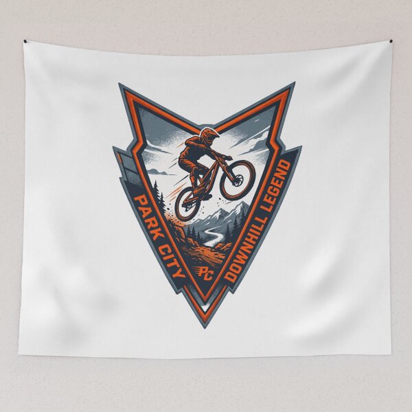 Item preview, Park City Downhill Legend Mountain Biking Rider designed and sold by Simsimah26Parks.