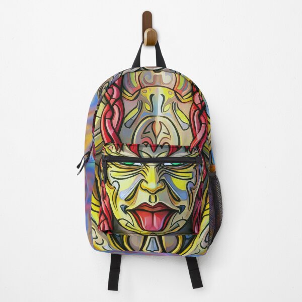 Item preview, Pachamama Mother Earth - Colorful Andean Deity Digital Portrait designed and sold by Keltoi-art.
