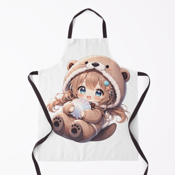 Item preview, Sea Otter Chibi Girl Floating Dreamily designed and sold by konkapo00.