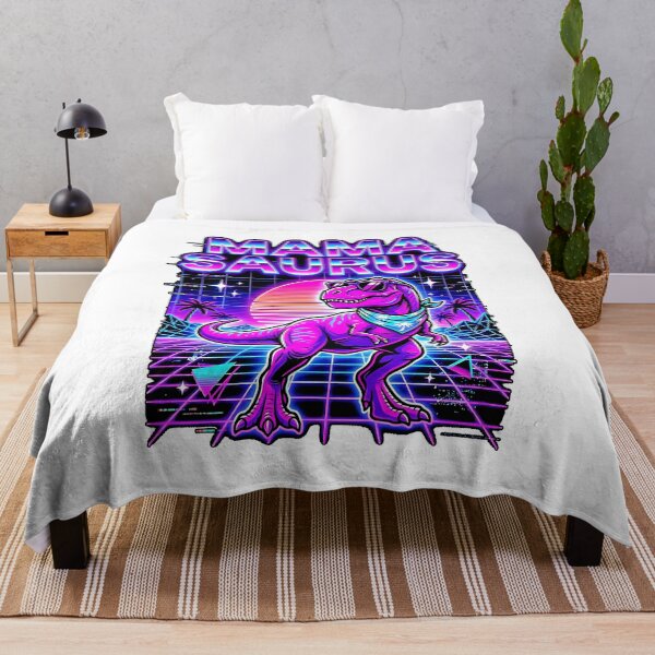 Item preview, Mamasaurus Retro Neon T-Rex Mom Dinosaur Funny Cool Mother's Day  designed and sold by graphixpolash.