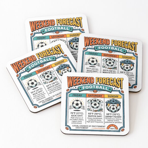 Item preview, Weekend Forecast: Football designed and sold by khalidnasr.