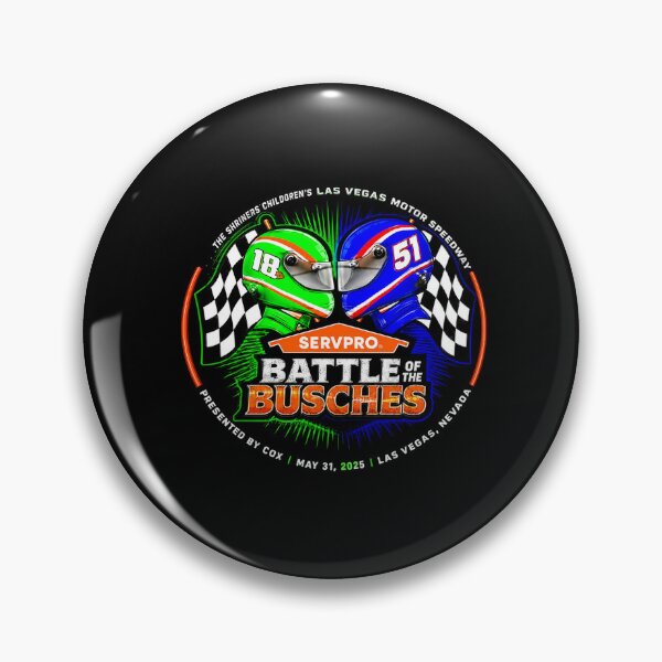Item preview, Kyle Busch Kurt Busch Battle of the Busches NASCAR Servpro 18 51 Las Vegas designed and sold by MartaNeubano.