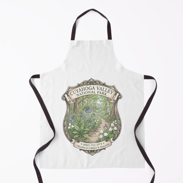 Item preview, Cuyahoga Valley National Park Ohio Est. 1974 Virginia Bluebells & Trillium National Park Enthusiast designed and sold by Simsimah26Parks.