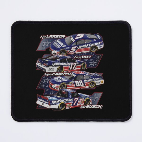 Item preview, Kyle Larson Corey Day Rajah Caruth Kyle Busch Hendrick Cars.com NASCAR 5 17 88 7 designed and sold by MartaNeubano.