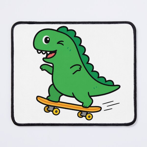 Item preview, Cute Dinosaur Skateboarding designed and sold by Happy'CLICK'.