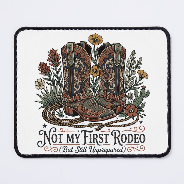 Item preview, Not My First Rodeo But Still Unprepared Vintage Western Gothic designed and sold by Sunday Social Club.