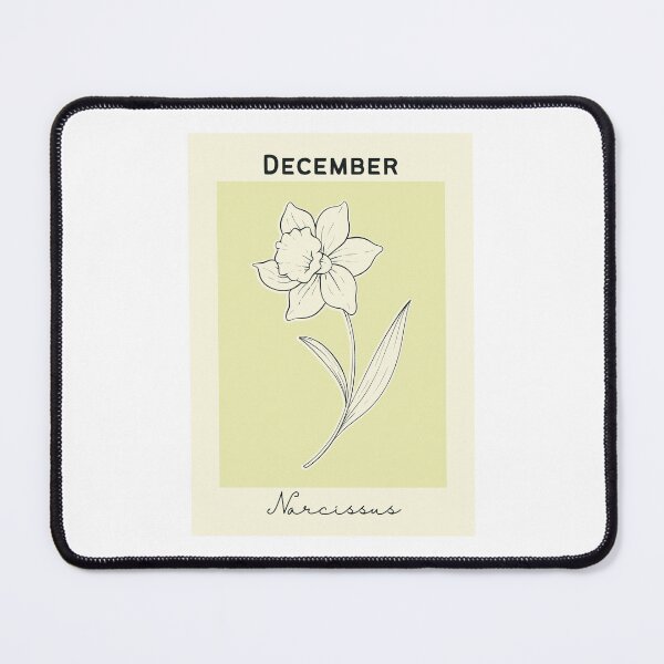 Item preview, Green Narcissus December Birth Flower Pretty Illustration designed and sold by winterpumpkin.