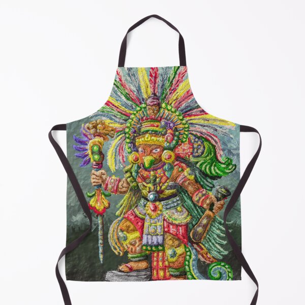 Item preview, Mythological Aztec Warrior Digital Painting designed and sold by Keltoi-art.