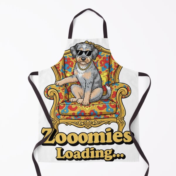 Item preview, Zooomies Loading Funny Aussiedoodle Doodle Dog Sunglasses T-Shirt designed and sold by Five Reasons Designs.