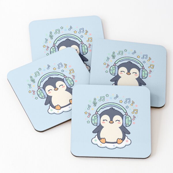 Item preview, Music Lover Penguin designed and sold by dreephic22.