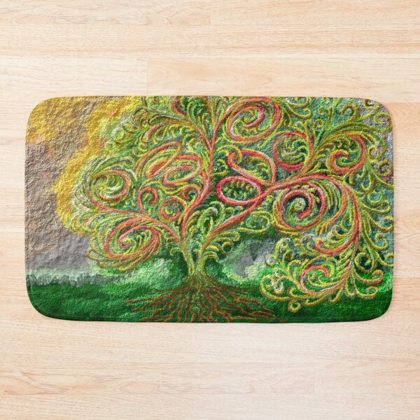 Item preview, Tree of Life Golden Spirals - Digital Painting Sacred Symbol designed and sold by Keltoi-art.