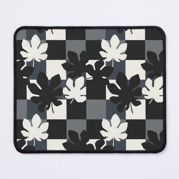 Item preview, Contemporary Abstract Fig Leaf Grid Pattern designed and sold by VelloomStore.