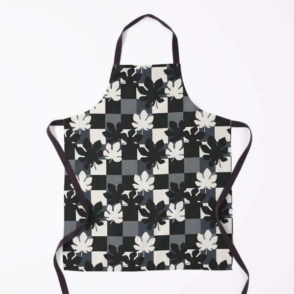 Item preview, Contemporary Abstract Fig Leaf Grid Pattern designed and sold by VelloomStore.