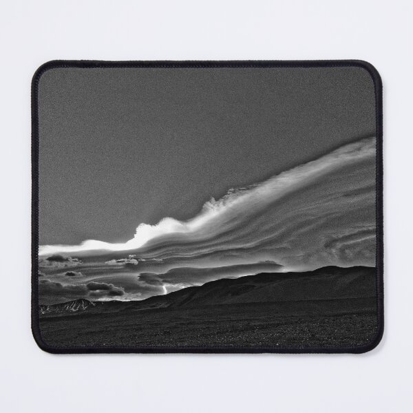 Item preview, Dramatic Cloud in the Andes - Black and White Photo of a Stormy Mountain Sky designed and sold by Keltoi-art.