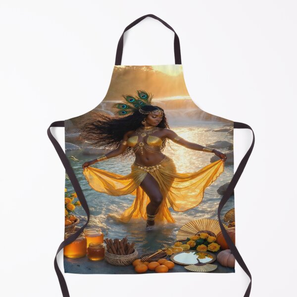Item preview, “Oshun’s Golden Dance: River of Honey & Gold” designed and sold by RavenCrow444.
