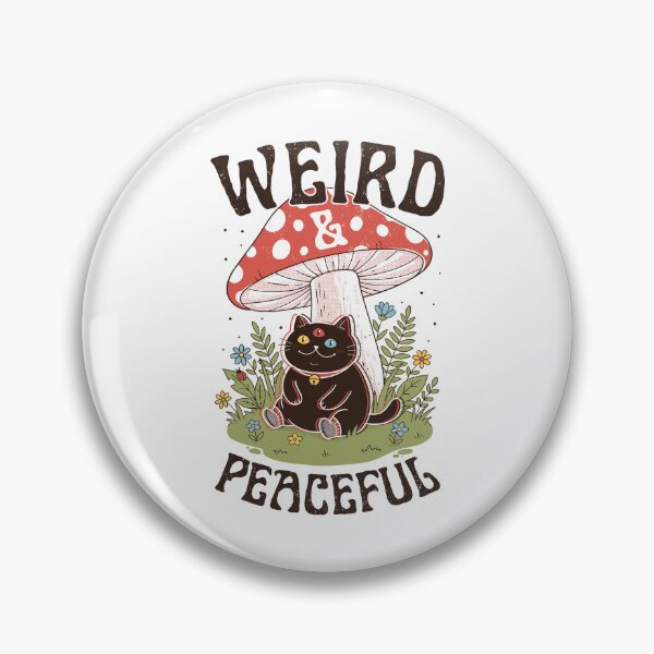 Item preview, Weird and Peaceful designed and sold by GODZILLARGE.