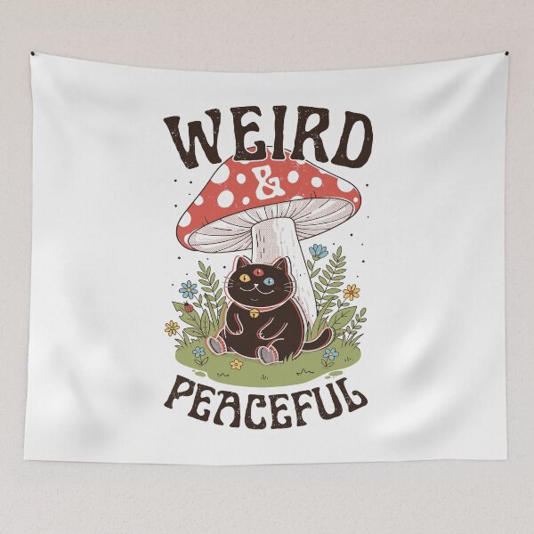 Item preview, Weird and Peaceful designed and sold by GODZILLARGE.