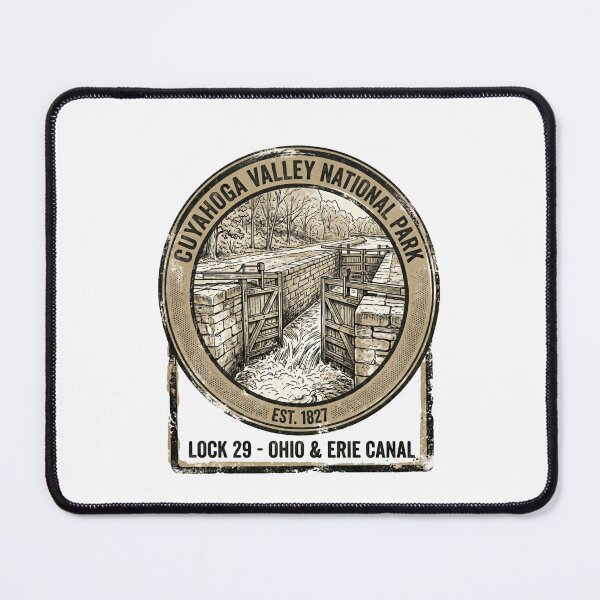 Item preview, Cuyahoga Valley National Park Lock 29 Ohio Erie Canal Est. 1827 National Parks History Traveler designed and sold by Simsimah26Parks.