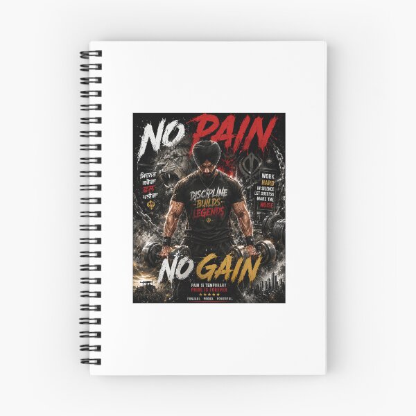 Item preview, no pain no gain designed and sold by SIDHUDRIP11.