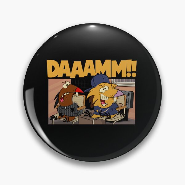 Item preview, Angry Beavers Daaamm Funny Cartoon Poster Design Today designed and sold by SharoKayd.